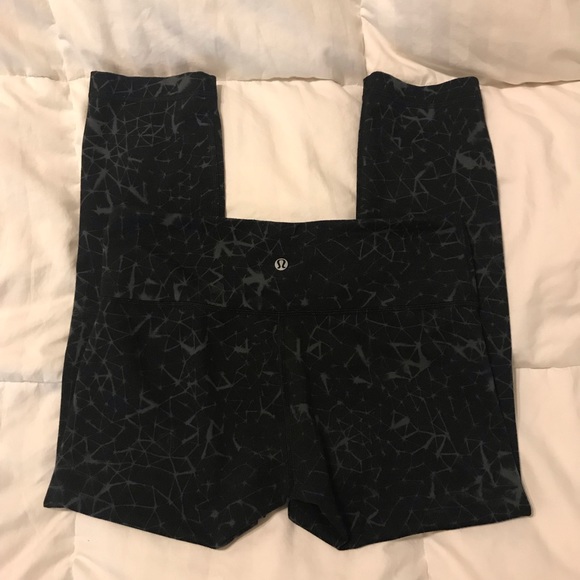 Lululemon Wunder Under Star Crushed Coal Black - Picture 1 of 5